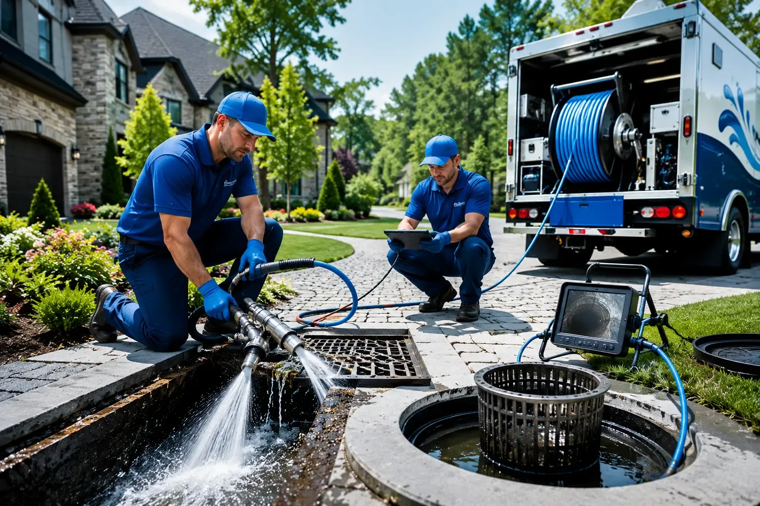 Local outdoor drain cleaning professionals in Tallmadge, OH